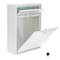 Adiroffice Large Steel Drop Box Wall-Mount Locking Mailbox, White ADI631-04-WHI-MK - alternate 4
